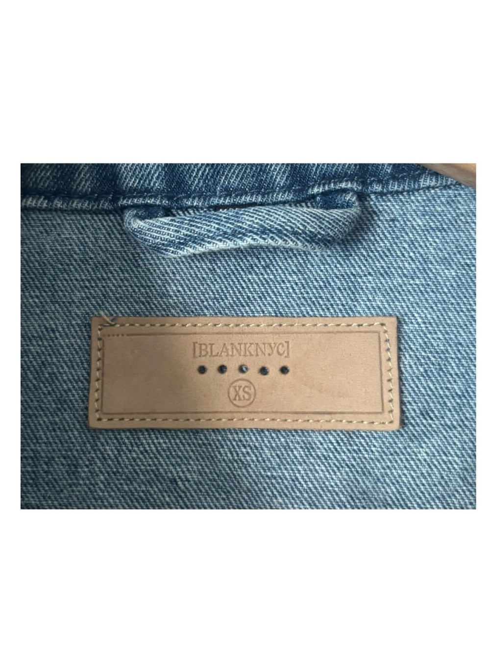 Blank NYC Rhinestone Embellished Denim Jacket - Picture 4 of 4